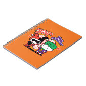 Chibi Harley Quinn en Chibi Joker Hearts Notitieboek (Linkerzijde)