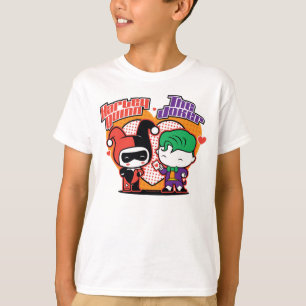 Chibi Harley Quinn en Chibi Joker Hearts T-shirt