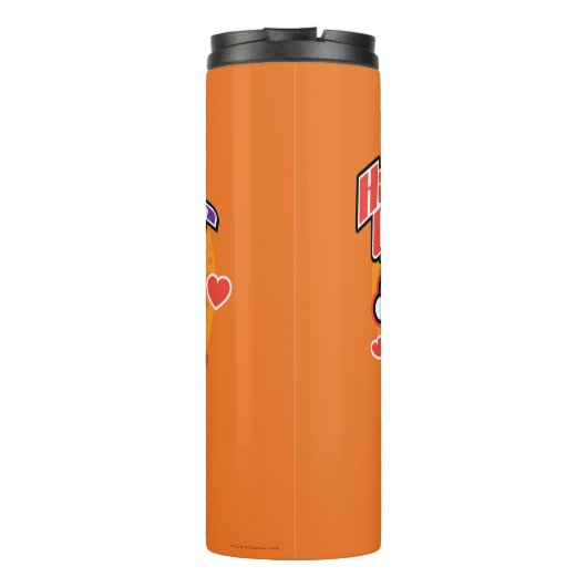 Chibi Harley Quinn en Chibi Joker Hearts Thermosbeker (Achterkant)