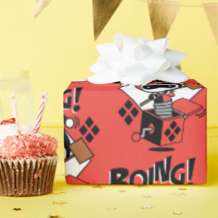 Chibi Harley-Quinn-In-A-Box met Hammer Cadeaupapier