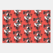 Chibi Harley-Quinn-In-A-Box met Hammer Inpakpapier Vel (Voorkant 3)