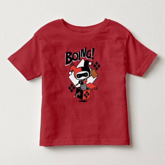 Chibi Harley-Quinn-In-A-Box met Hammer Kinder Shirts (Voorkant)
