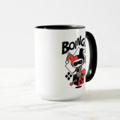 Chibi Harley-Quinn-In-A-Box met Hammer Mok (Voorkant rechts)