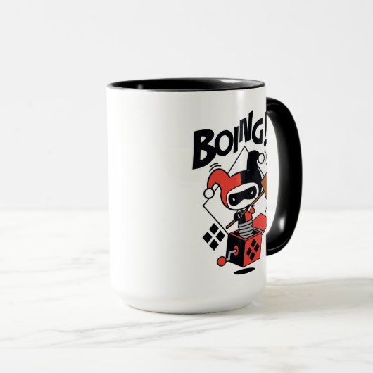 Chibi Harley-Quinn-In-A-Box met Hammer Mok (Voorkant rechts)