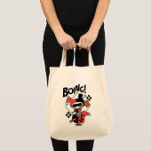 Chibi Harley-Quinn-In-A-Box met Hammer Tote Bag (Voorkant (product))