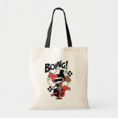 Chibi Harley-Quinn-In-A-Box met Hammer Tote Bag (Voorkant)
