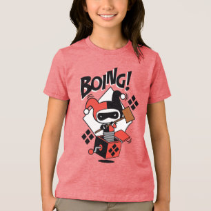 Chibi Harley-Quinn-In-A-Box met Hammer Tri-Blend Shirt