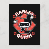 Chibi Harley Quinn Splits Briefkaart (Voorkant)