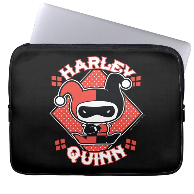 Chibi Harley Quinn Splits Laptop Sleeve (Voorkant)