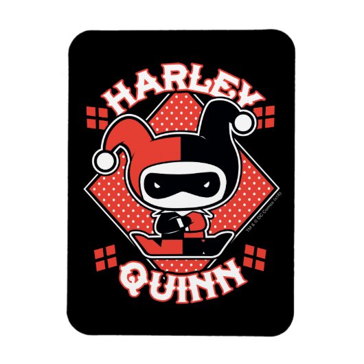 Chibi Harley Quinn Splits Magneet (Verticaal)
