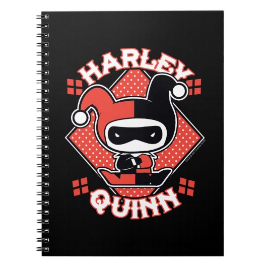 Chibi Harley Quinn Splits Notitieboek (Voorkant)