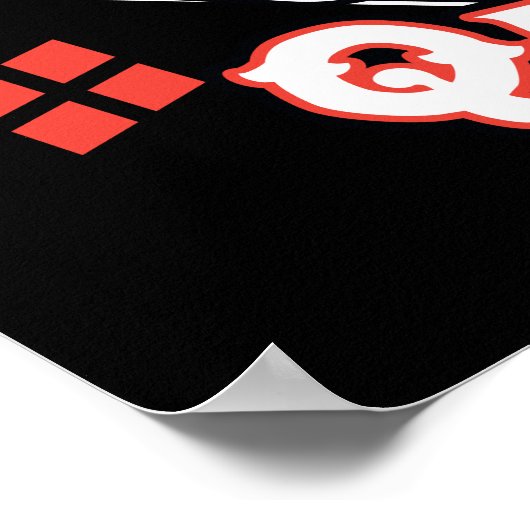 Chibi Harley Quinn Splits Poster (Hoek)