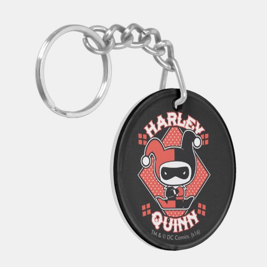 Chibi Harley Quinn Splits Sleutelhanger (Voorkant Links)