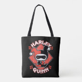 Chibi Harley Quinn Splits Tote Bag (Achterkant)