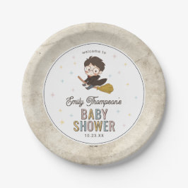 Chibi Harry Potter Baby Shower voor een tovenaar Papieren Bordje