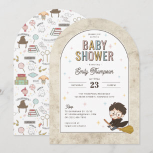 Chibi Harry Potter Baby Toverfeestje Kaart