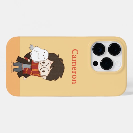 Chibi HARRY POTTER™ & Hedwig Case-Mate iPhone Case (Achterkant (horizontaal))