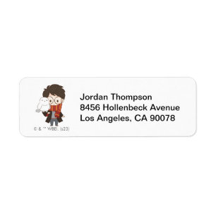 Chibi HARRY POTTER™ & Hedwig Etiket
