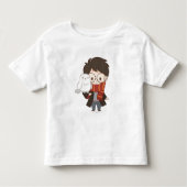 Chibi HARRY POTTER™ & Hedwig Kinder Shirts (Voorkant)