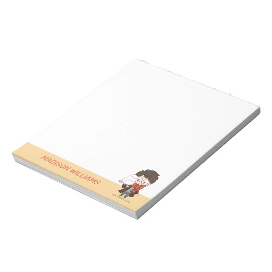 Chibi HARRY POTTER™ & Hedwig Notitieblok (Linkerzijde)