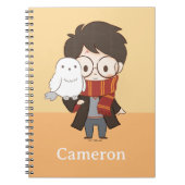 Chibi HARRY POTTER™ & Hedwig Notitieboek (Voorkant)