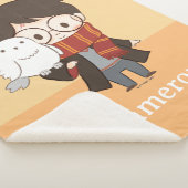 Chibi HARRY POTTER™ & Hedwig Sherpa Deken (3/4)