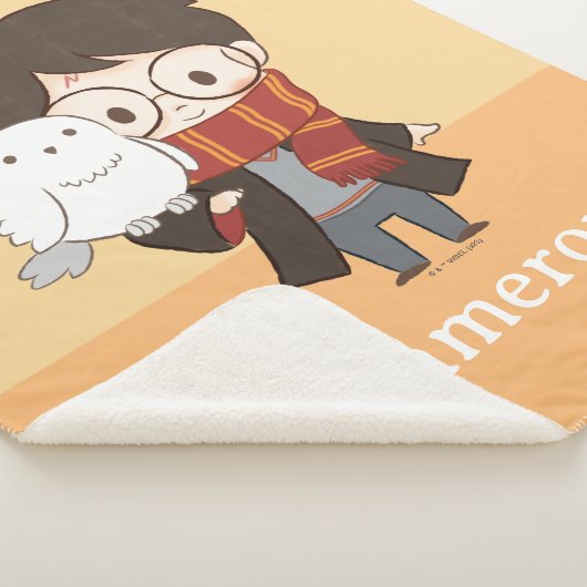 Chibi HARRY POTTER™ & Hedwig Sherpa Deken (3/4)