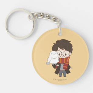 Chibi HARRY POTTER™ & Hedwig Sleutelhanger