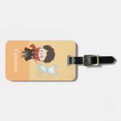 Chibi HARRY POTTER™ Patronus Bagagelabel (Voorkant horizontaal)