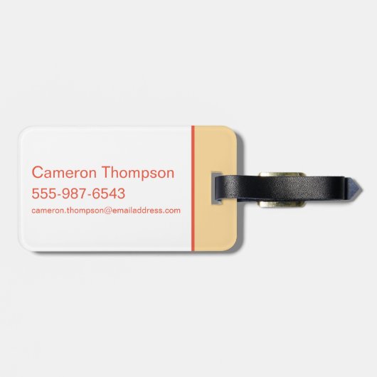 Chibi HARRY POTTER™ Patronus Bagagelabel (Achterkant horizontaal)