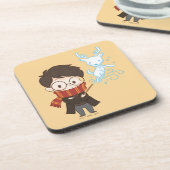 Chibi HARRY POTTER™ Patronus Bier Onderzetter (Linkerzijde)