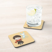 Chibi HARRY POTTER™ Patronus Bier Onderzetter (Rechterzijde)