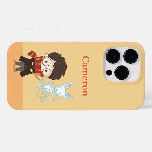 Chibi HARRY POTTER™ Patronus Case-Mate iPhone Case (Achterkant (horizontaal))