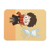 Chibi HARRY POTTER™ Patronus Magneet (Horizontaal)