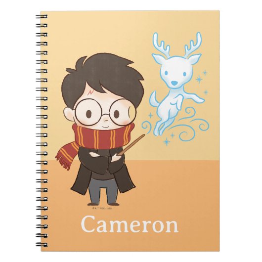 Chibi HARRY POTTER™ Patronus Notitieboek (Voorkant)