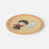 Chibi HARRY POTTER™ Patronus Papieren Bordje (Gekanteld)