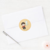 Chibi HARRY POTTER™ Patronus Ronde Sticker (Envelop)