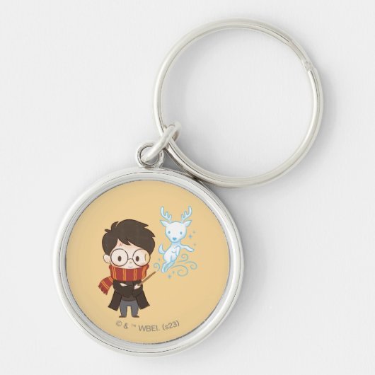 Chibi HARRY POTTER™ Patronus Sleutelhanger (Voorkant)