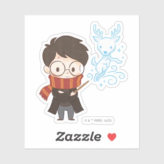Chibi HARRY POTTER™ Patronus Sticker (Vel)