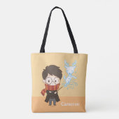 Chibi HARRY POTTER™ Patronus Tote Bag (Achterkant)
