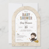 Chibi Harry Potter Wizard Baby Shower Kaart (Voorkant)
