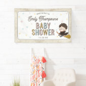 Chibi Harry Potter Wizard Baby Shower Spandoek (Insitu)