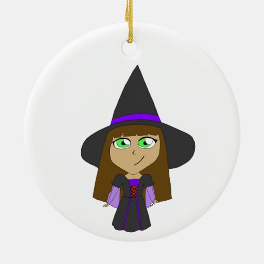 chibi heks keramisch ornament (Achterkant)