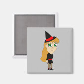 chibi heks magneet (Voorkant / Achterkant)