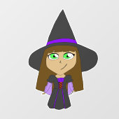 chibi heks raamsticker (Vel)