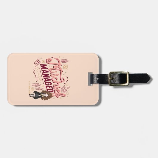 Chibi Hermelien "Mischief Managed" Bagagelabel (Voorkant horizontaal)