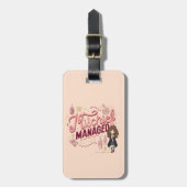 Chibi Hermelien "Mischief Managed" Bagagelabel (Voorkant verticaal)