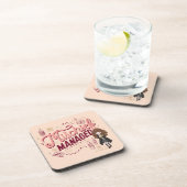 Chibi Hermelien "Mischief Managed" Bier Onderzetter (Rechterzijde)