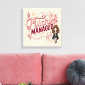 Chibi Hermelien "Mischief Managed" Canvas Afdruk (Insitu (Woonkamer))