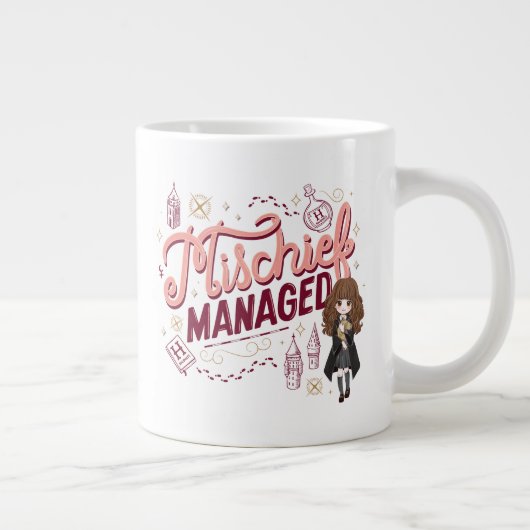Chibi Hermelien "Mischief Managed" Grote Koffiekop (Rechts)
